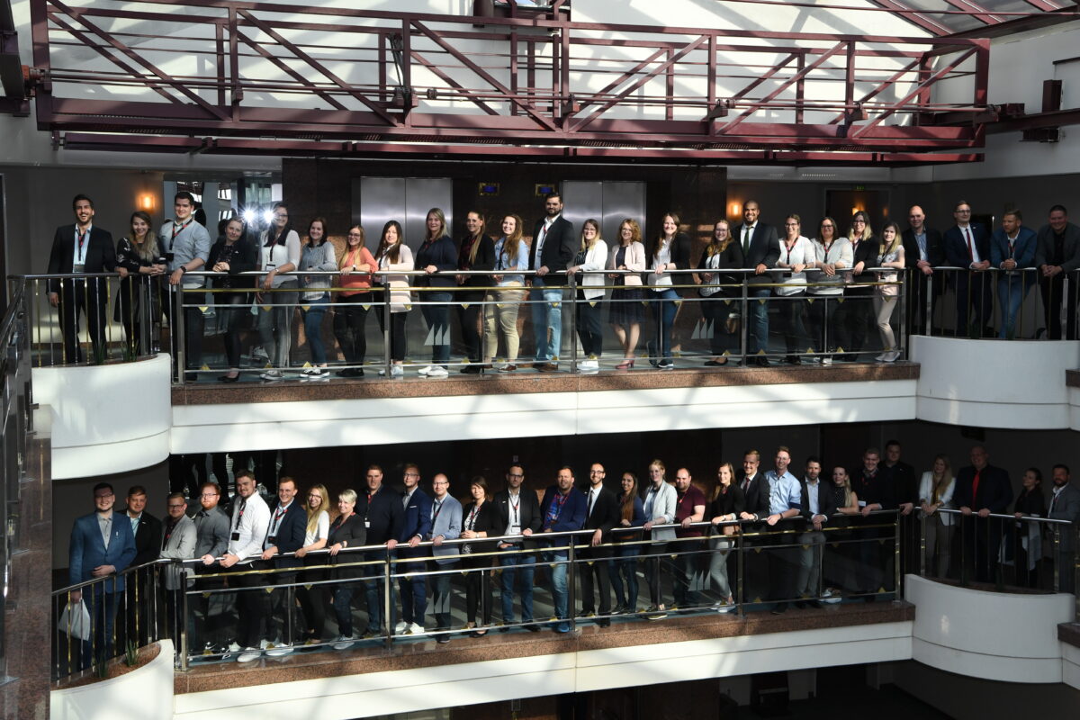 Gruppenbild vom Gewerkschaftsjugendtag 2019
